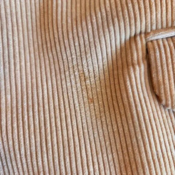 Vintage Clifford & Wills Corduroy Women's Camel Blazer Suede Collar Elbow Patch - Picture 7 of 9